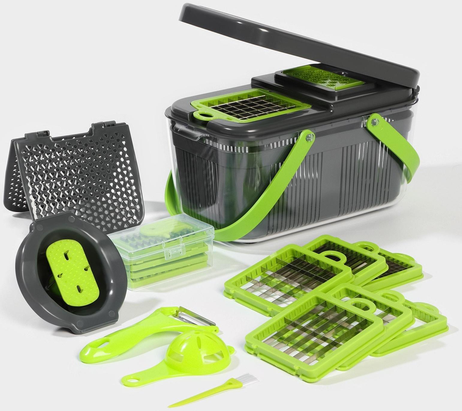 Овощерезка универсальная Chopper, ABS-пластик, металл, 22 насадки