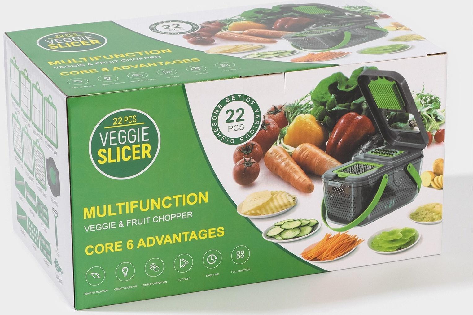 Овощерезка универсальная Chopper, ABS-пластик, металл, 22 насадки