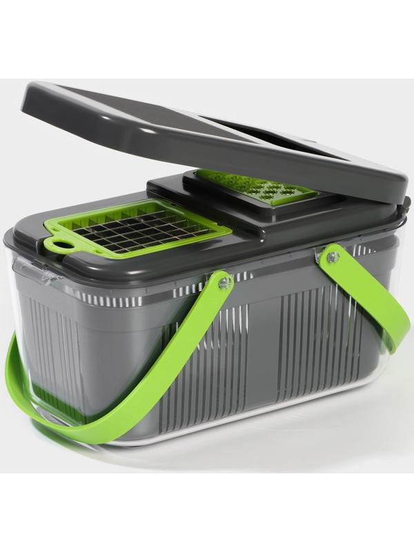 Овощерезка универсальная Chopper, ABS-пластик, металл, 22 насадки