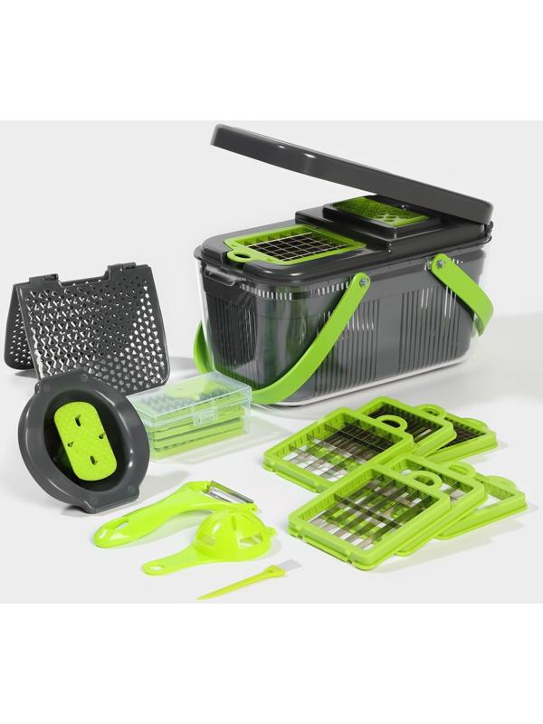 Овощерезка универсальная Chopper, ABS-пластик, металл, 22 насадки