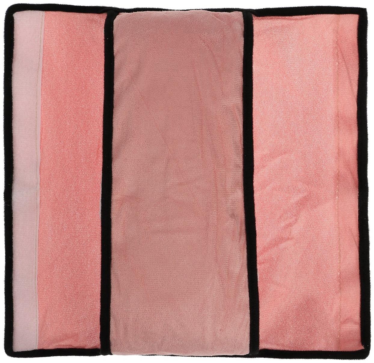 Накладная подушка на ремень безопасности, 28 см, розовая