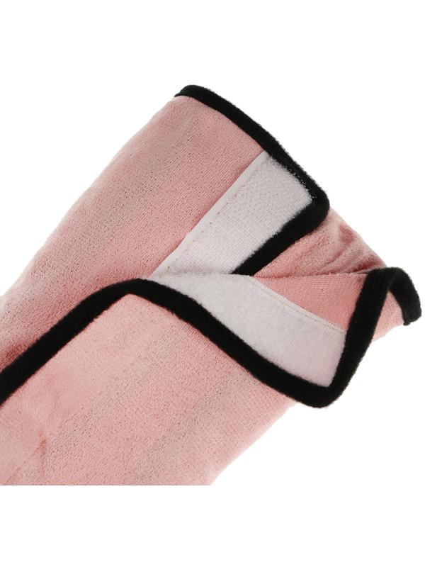 Накладная подушка на ремень безопасности, 28 см, розовая