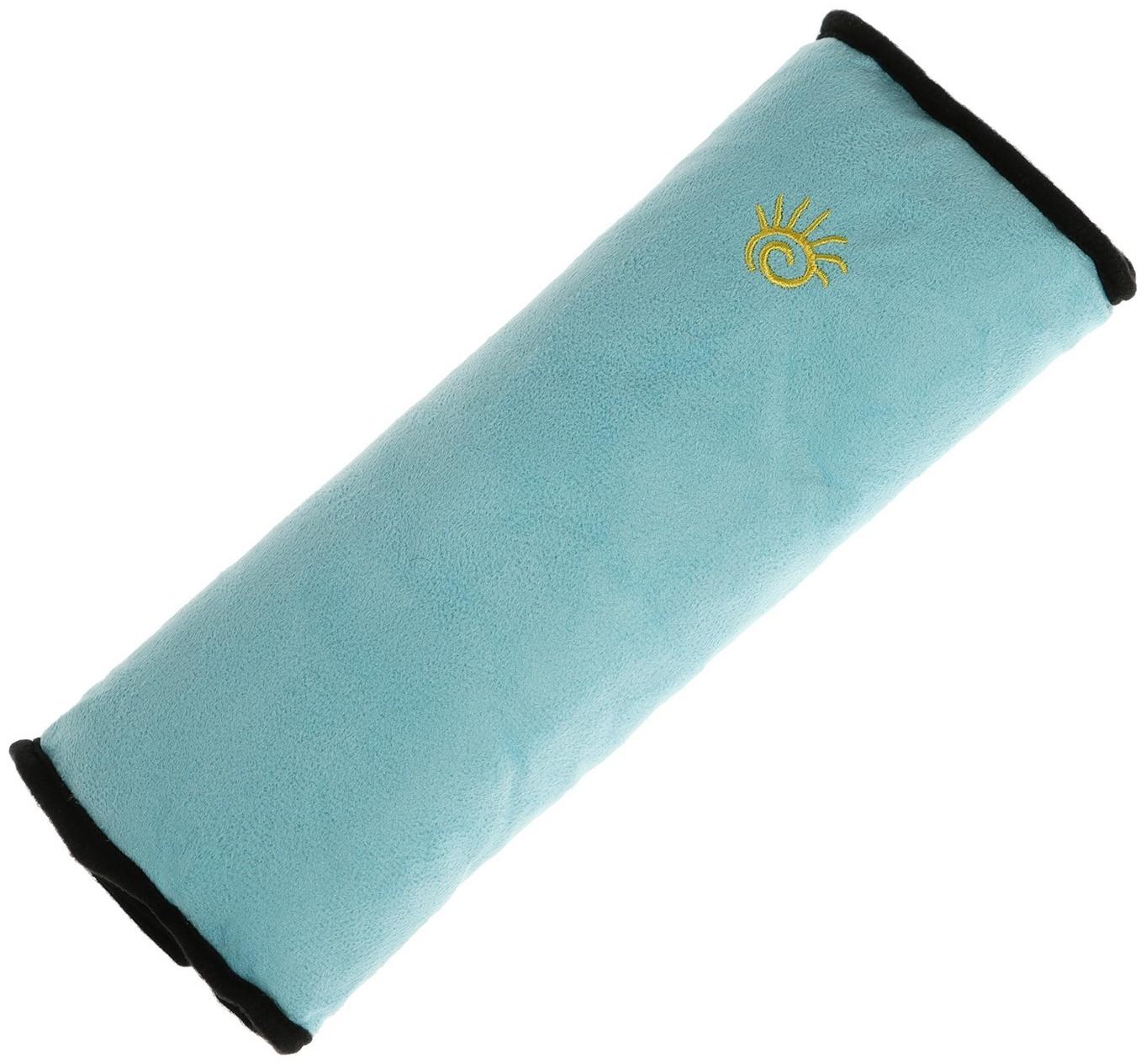 Накладная подушка на ремень безопасности, 28 см, синяя