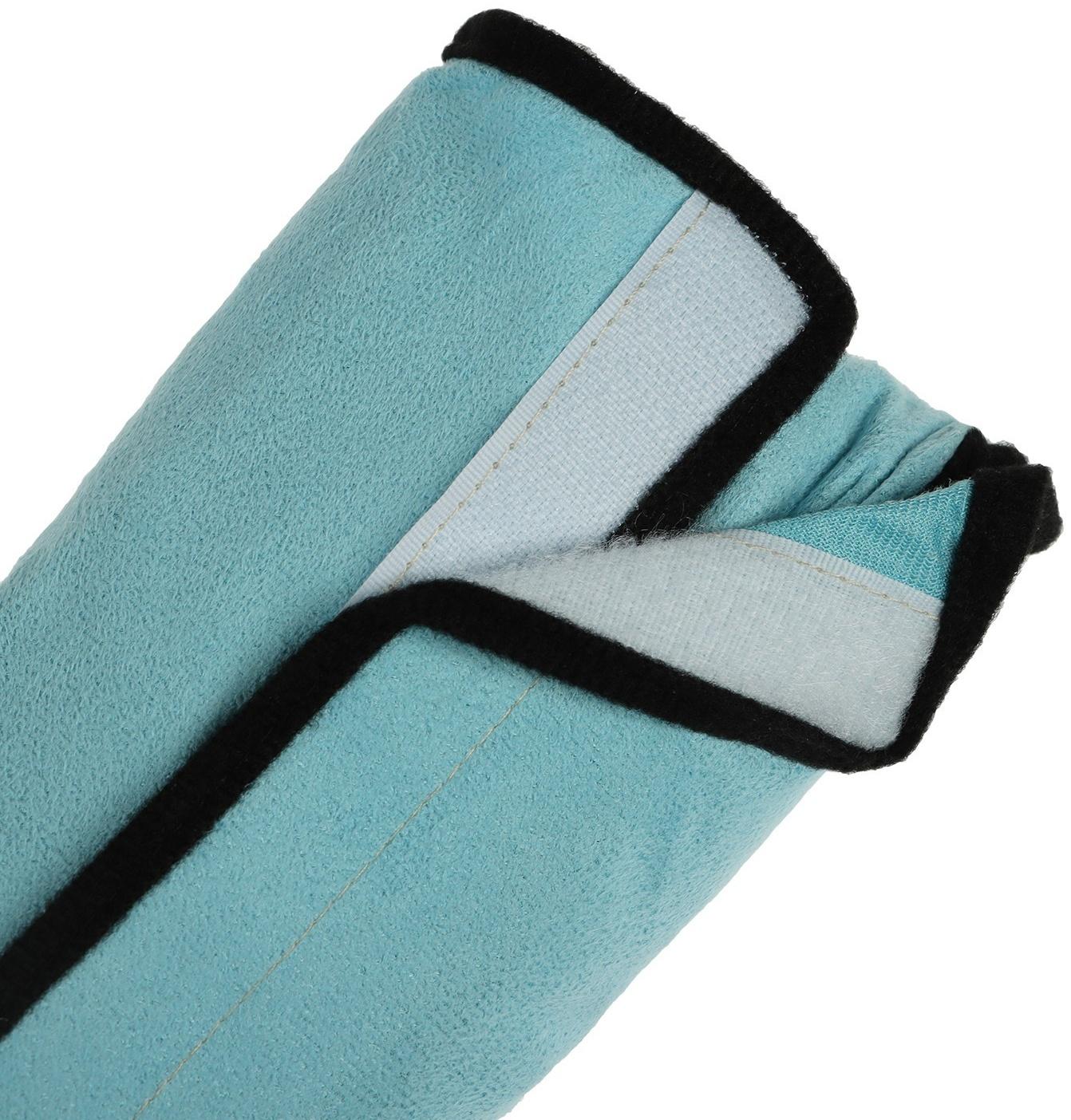 Накладная подушка на ремень безопасности, 28 см, синяя