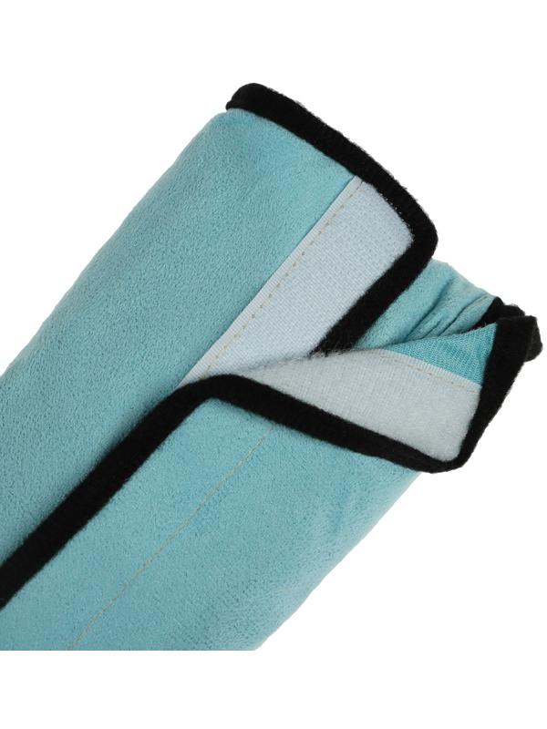 Накладная подушка на ремень безопасности, 28 см, синяя