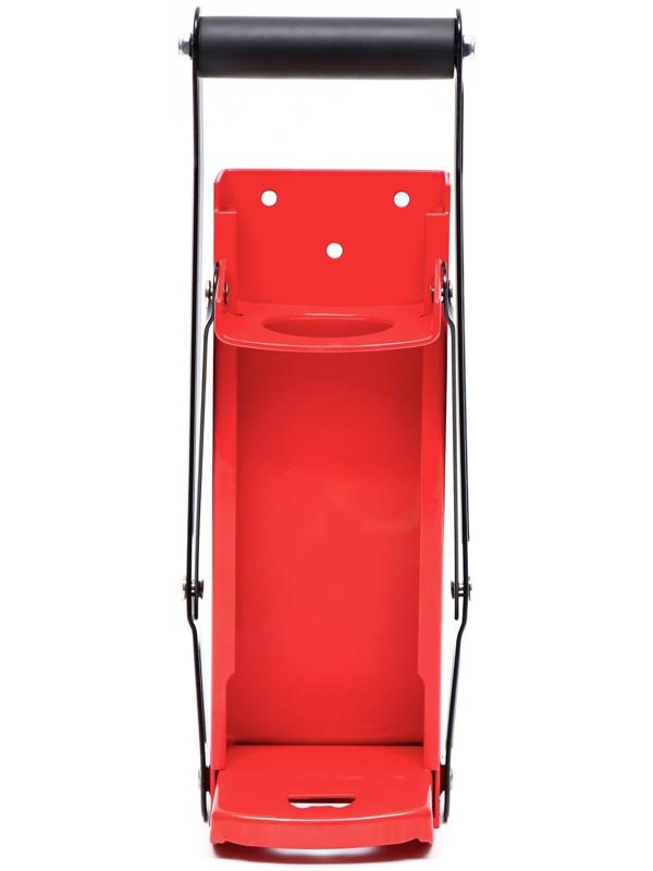 Пресс для утилизации алюминиевых банок и пластиковых бутылок, 32.5 х 12 х 19.5, красный