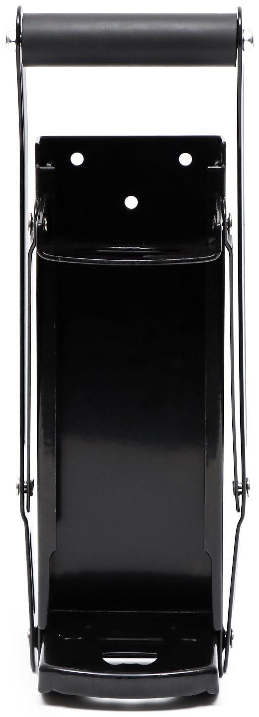 Пресс для утилизации алюминиевых банок и пластиковых бутылок, 32.5 х 12 х 19.5, черный