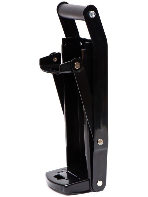 Пресс для утилизации алюминиевых банок и пластиковых бутылок, 32.5 х 12 х 19.5, черный