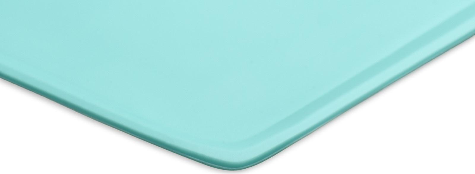 Коврик силиконовый под миску, 47 х 30 см, бирюзовый