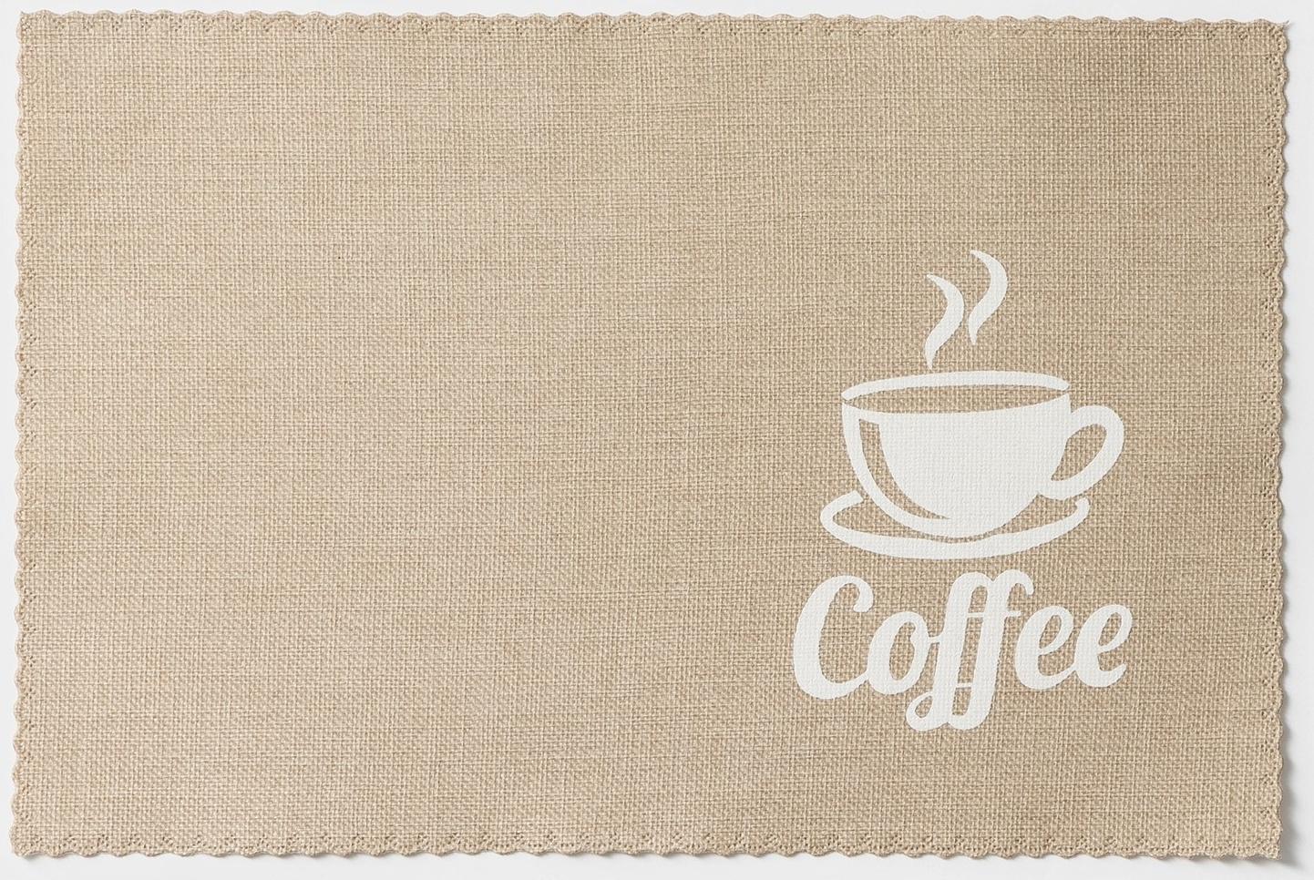 Набор салфеток сервировочных Доляна Coffee, 4 шт, 44×29 см, цвет бежевый