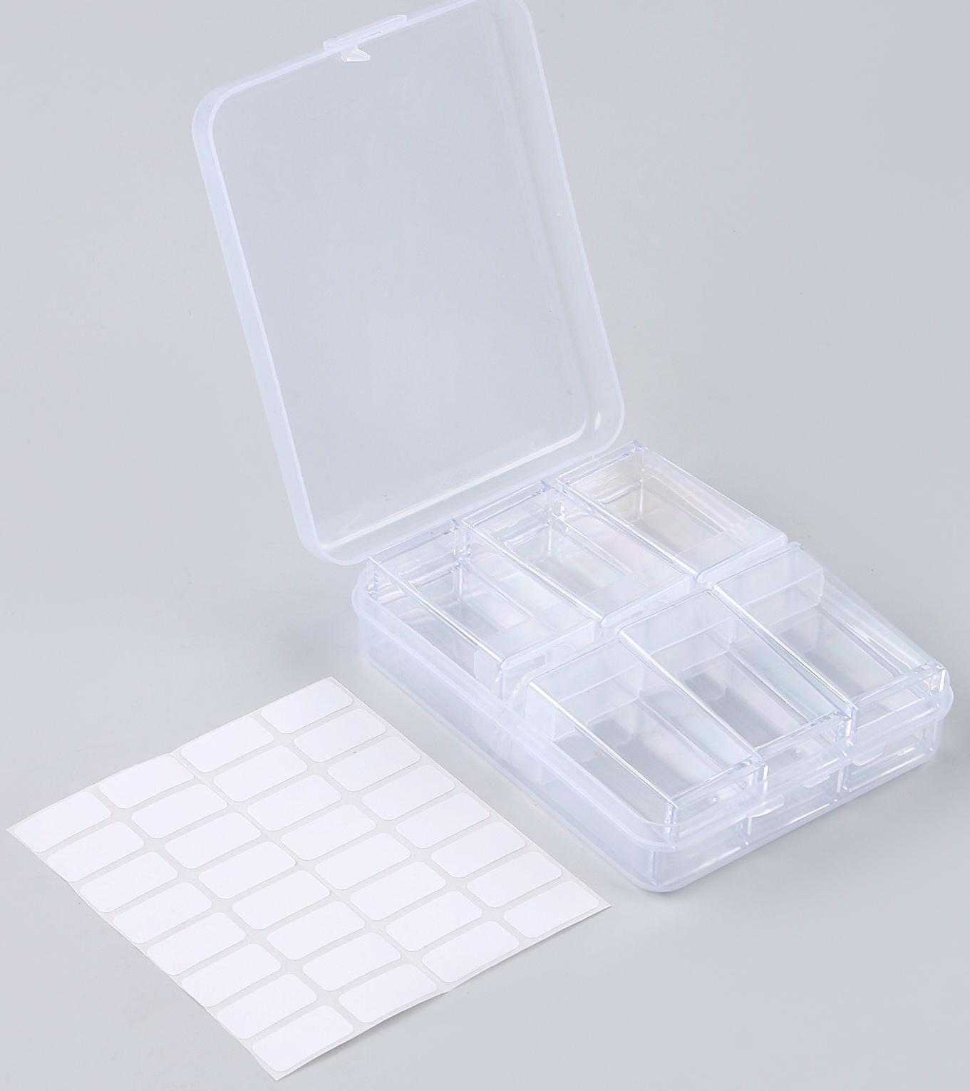 Органайзер для хранения страз алмазной мозаики, 12 секций