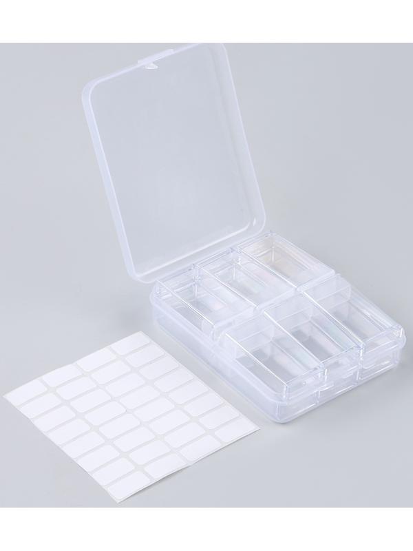 Органайзер для хранения страз алмазной мозаики, 12 секций