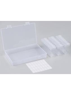 Органайзер для хранения страз алмазной мозаики, 24 секции