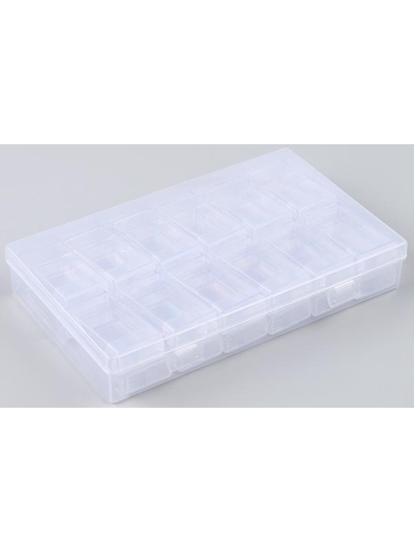 Органайзер для хранения страз алмазной мозаики, 24 секции
