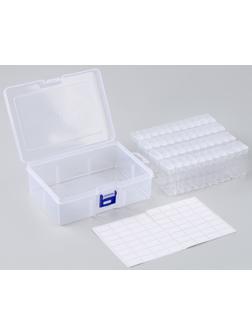 Органайзер для хранения страз алмазной мозаики, 44 секции