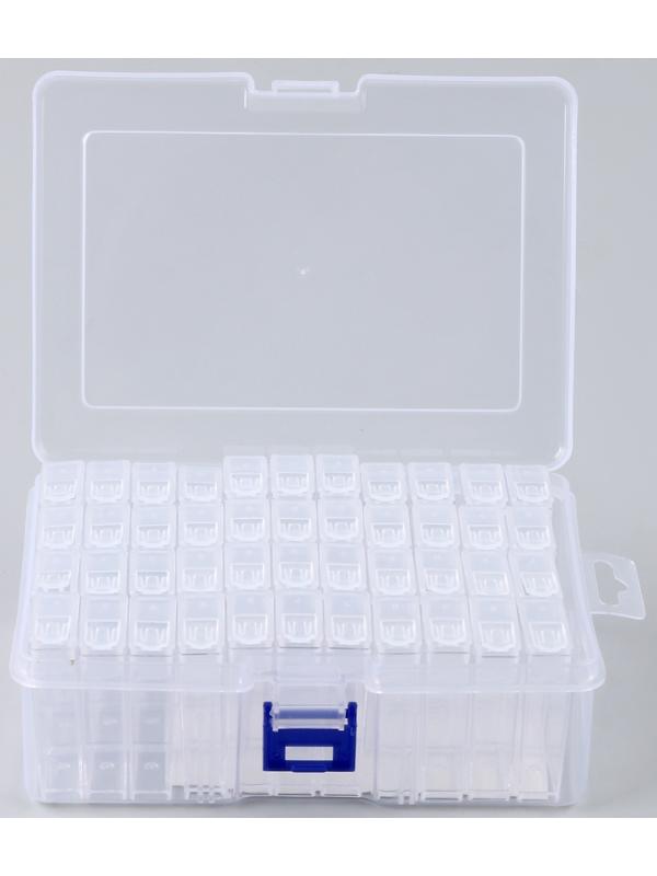 Органайзер для хранения страз алмазной мозаики, 44 секции