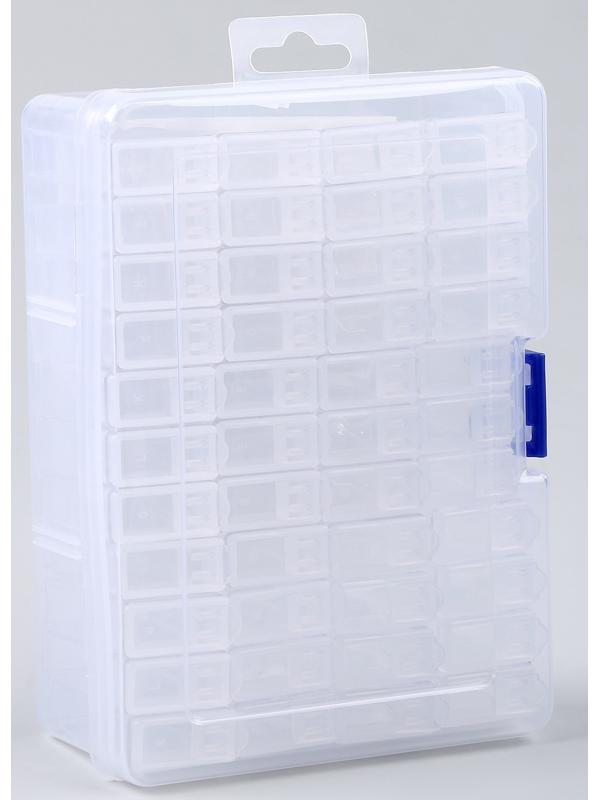 Органайзер для хранения страз алмазной мозаики, 44 секции