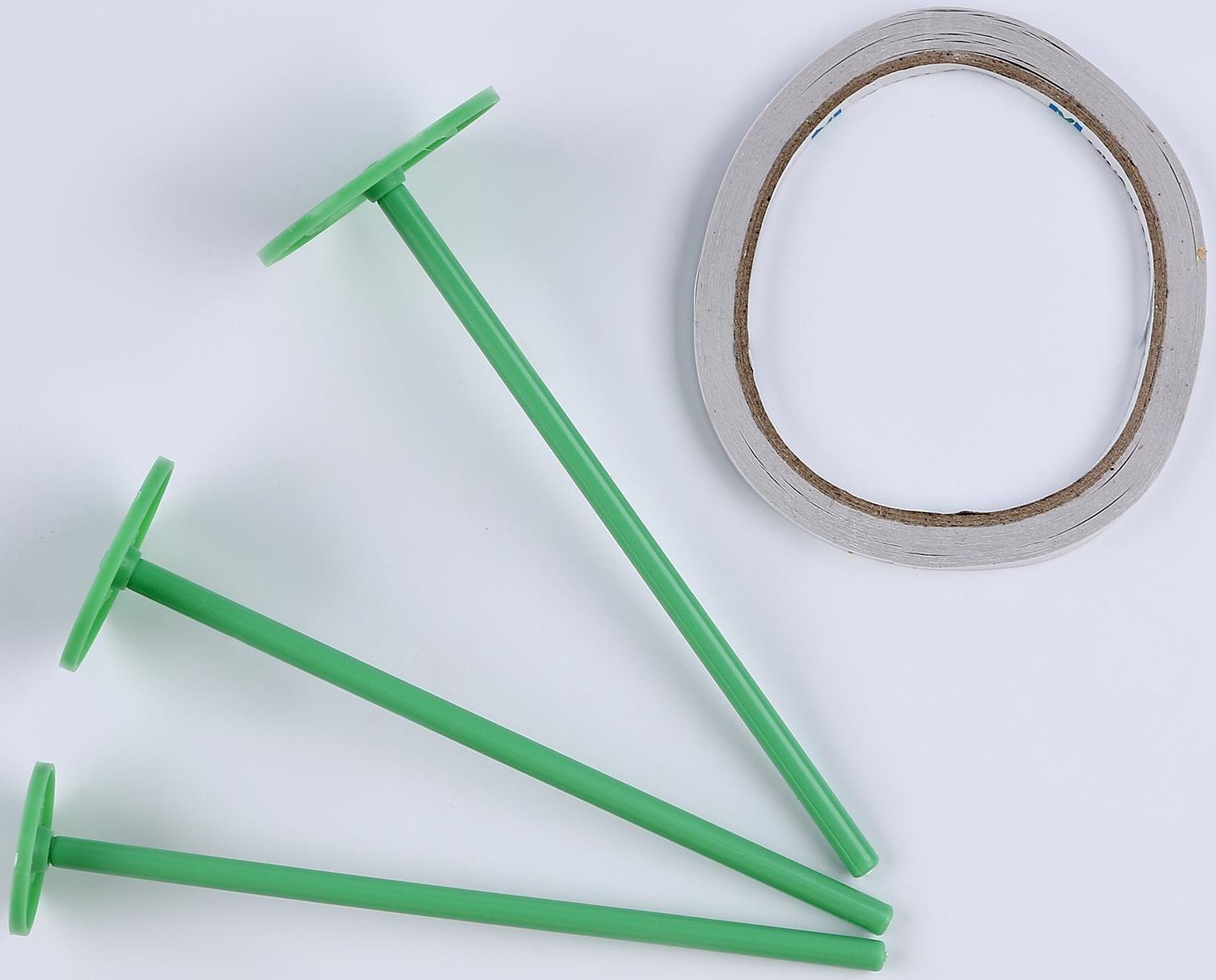 Стилус-колесо для алмазной мозаики, набор 3 шт, ножки 3 шт, клейкая лента