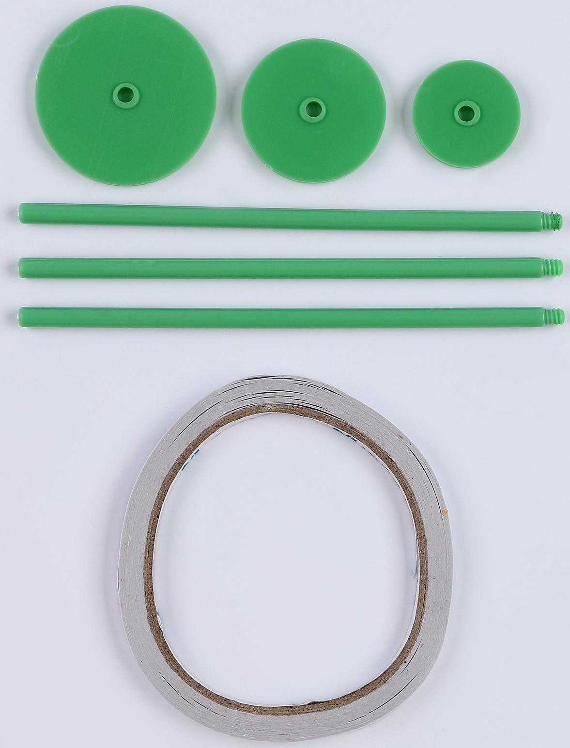 Стилус-колесо для алмазной мозаики, набор 3 шт, ножки 3 шт, клейкая лента