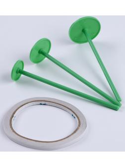 Стилус-колесо для алмазной мозаики, набор 3 шт, ножки 3 шт, клейкая лента