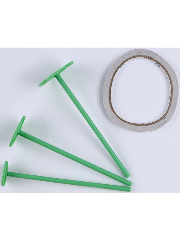 Стилус-колесо для алмазной мозаики, набор 3 шт, ножки 3 шт, клейкая лента