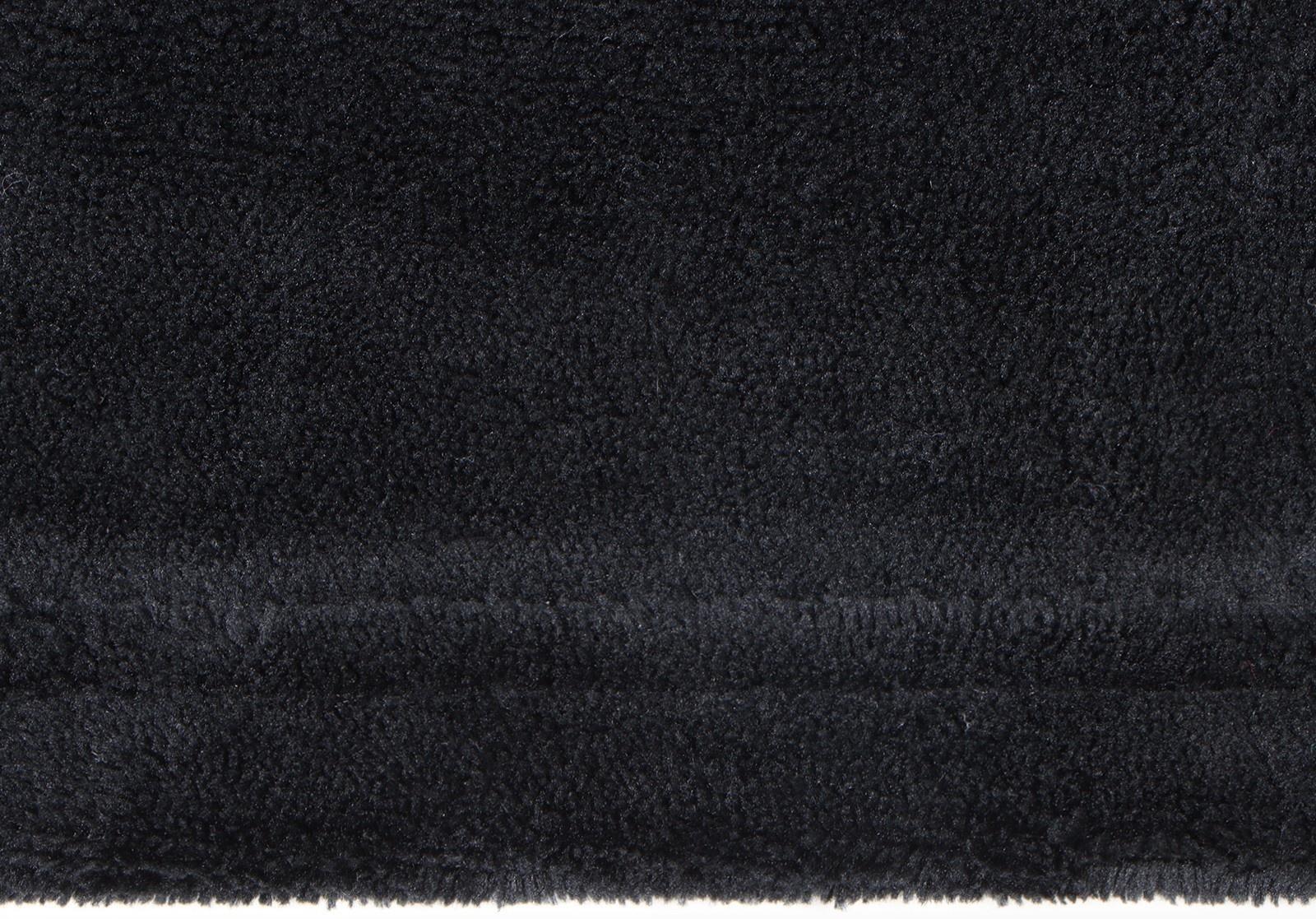 Плед Этель цв.черный 200*220 см,100% п/э, корал-флис 220 гр/м2