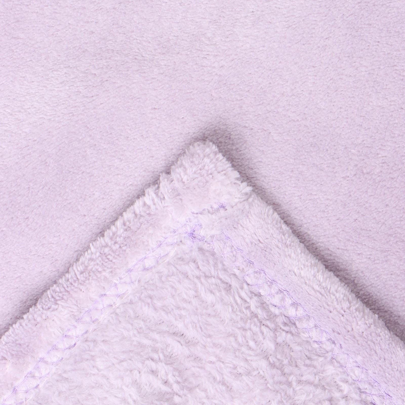 Плед Этель цв.сиреневый 180*200 см,100% п/э, корал-флис 220 гр/м2