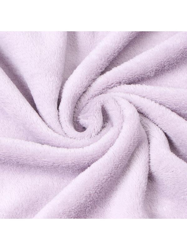 Плед Этель цв.сиреневый 180*200 см,100% п/э, корал-флис 220 гр/м2