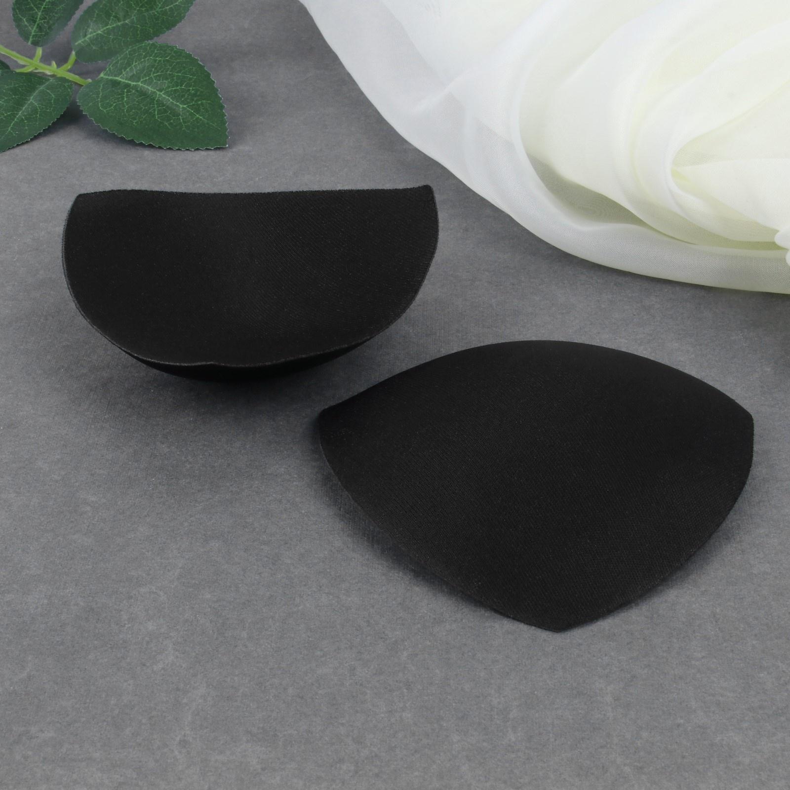 Чашки для бюстгальтера «Треугольник», 70-75 р-р, пара, цвет чёрный