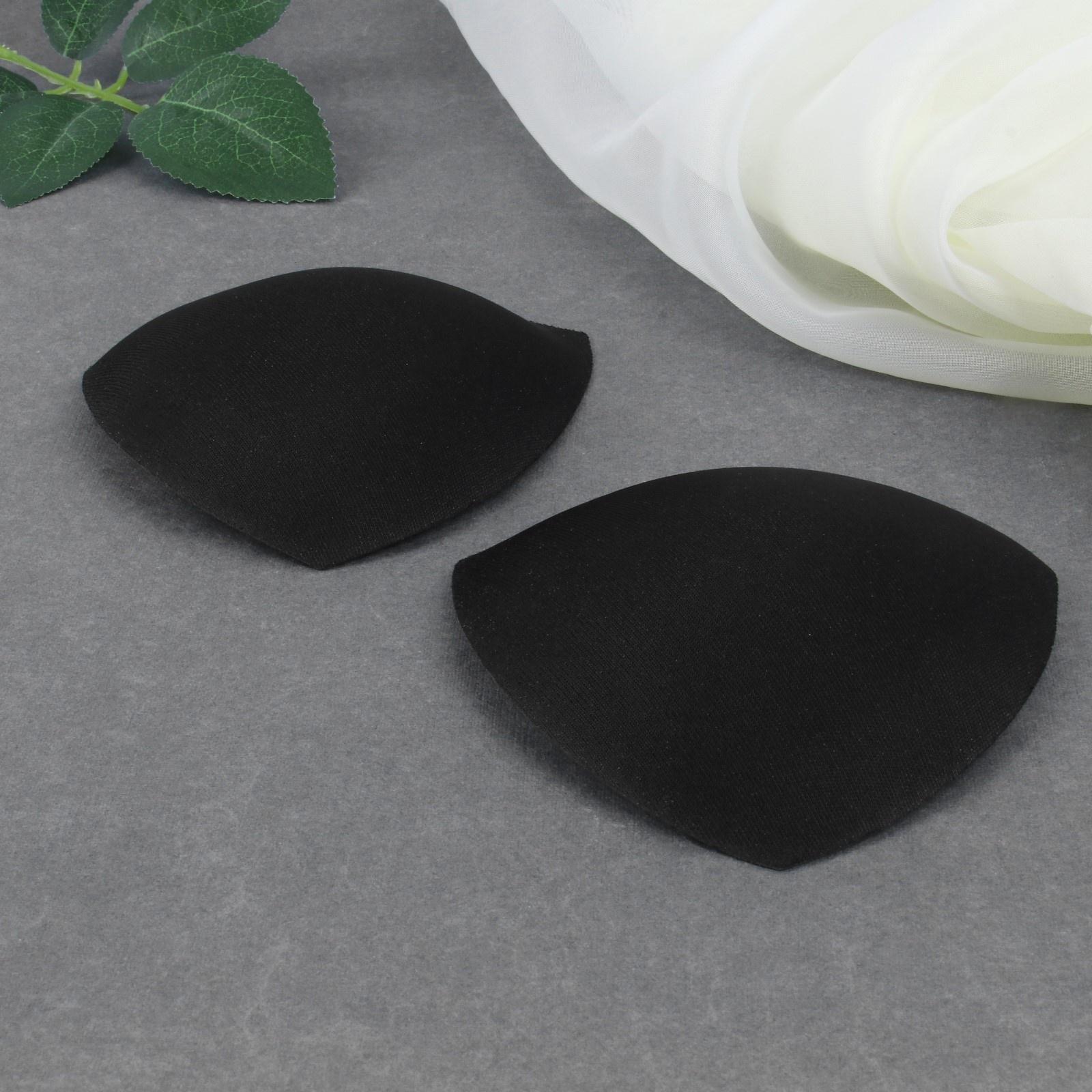 Чашки для бюстгальтера «Треугольник», 70-75 р-р, пара, цвет чёрный