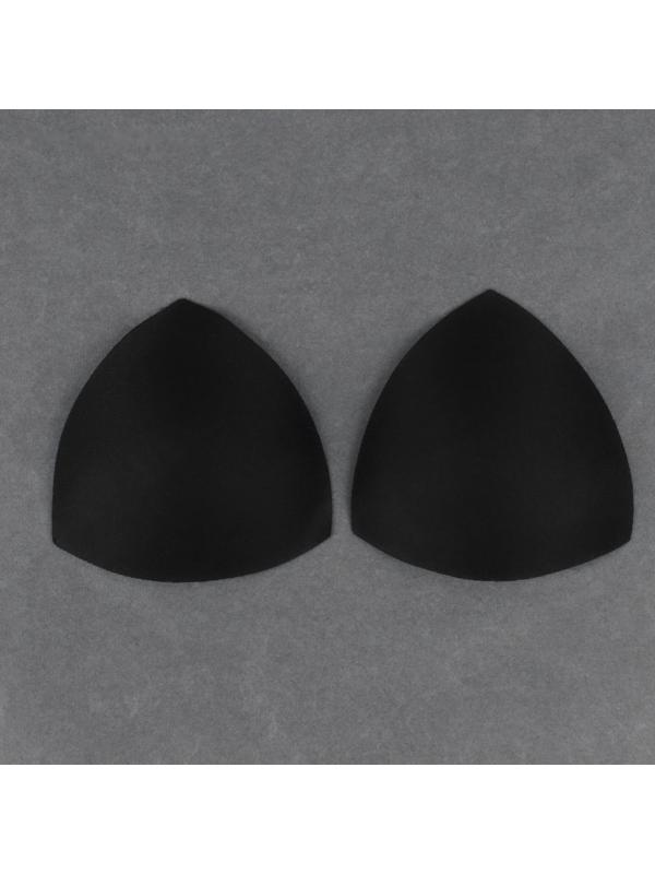 Чашки для бюстгальтера «Треугольник», 70-75 р-р, пара, цвет чёрный