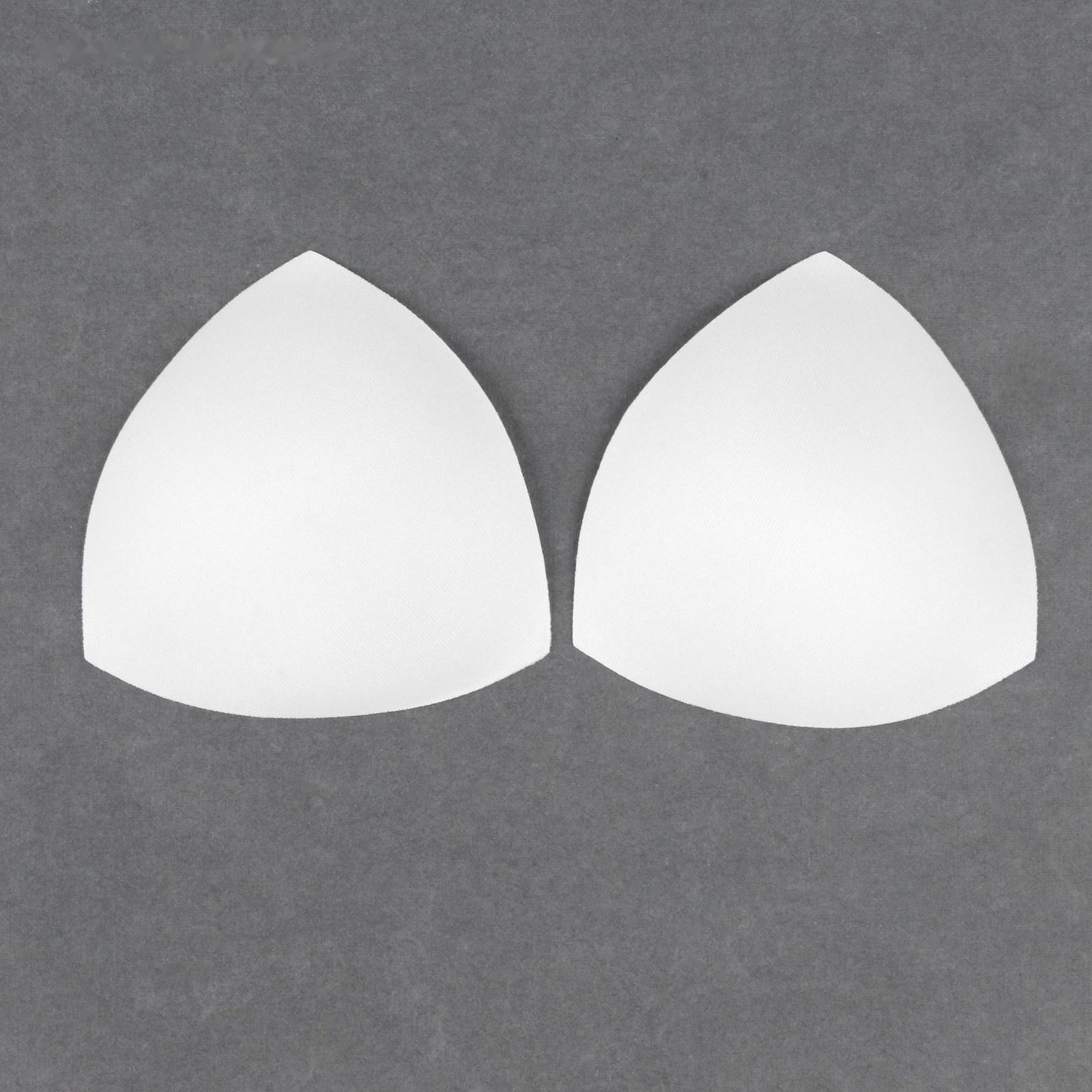 Чашки для бюстгальтера «Треугольник», 70-75 р-р, пара, цвет белый