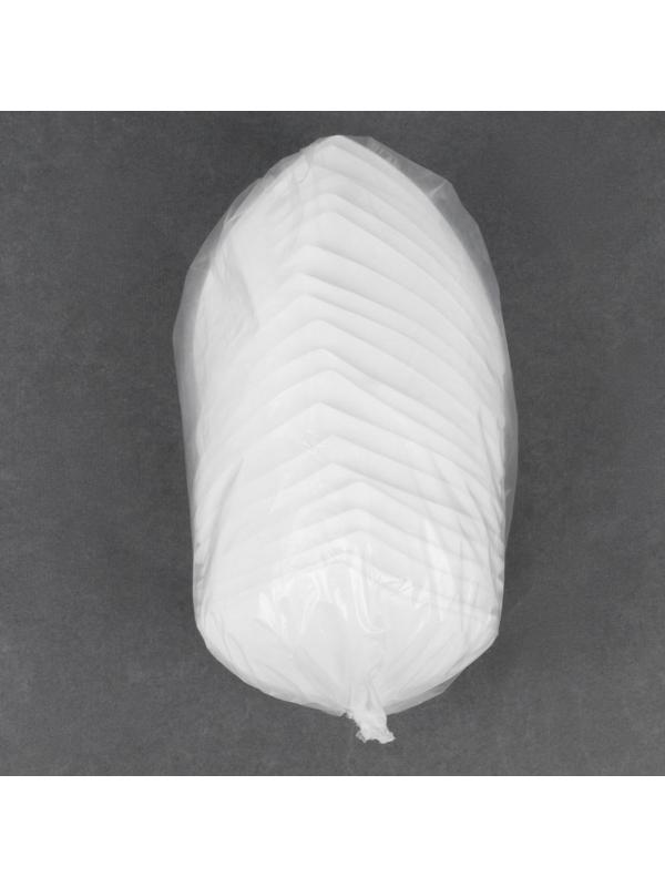 Чашки для бюстгальтера «Треугольник», 70-75 р-р, пара, цвет белый