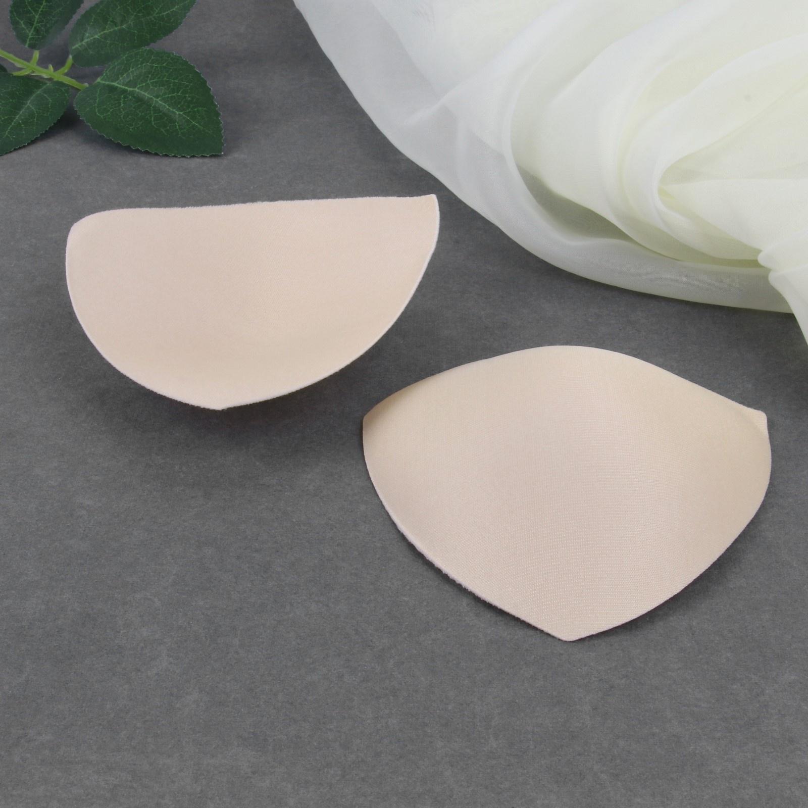 Чашки для бюстгальтера «Треугольник», 70-75 р-р, пара, цвет бежевый