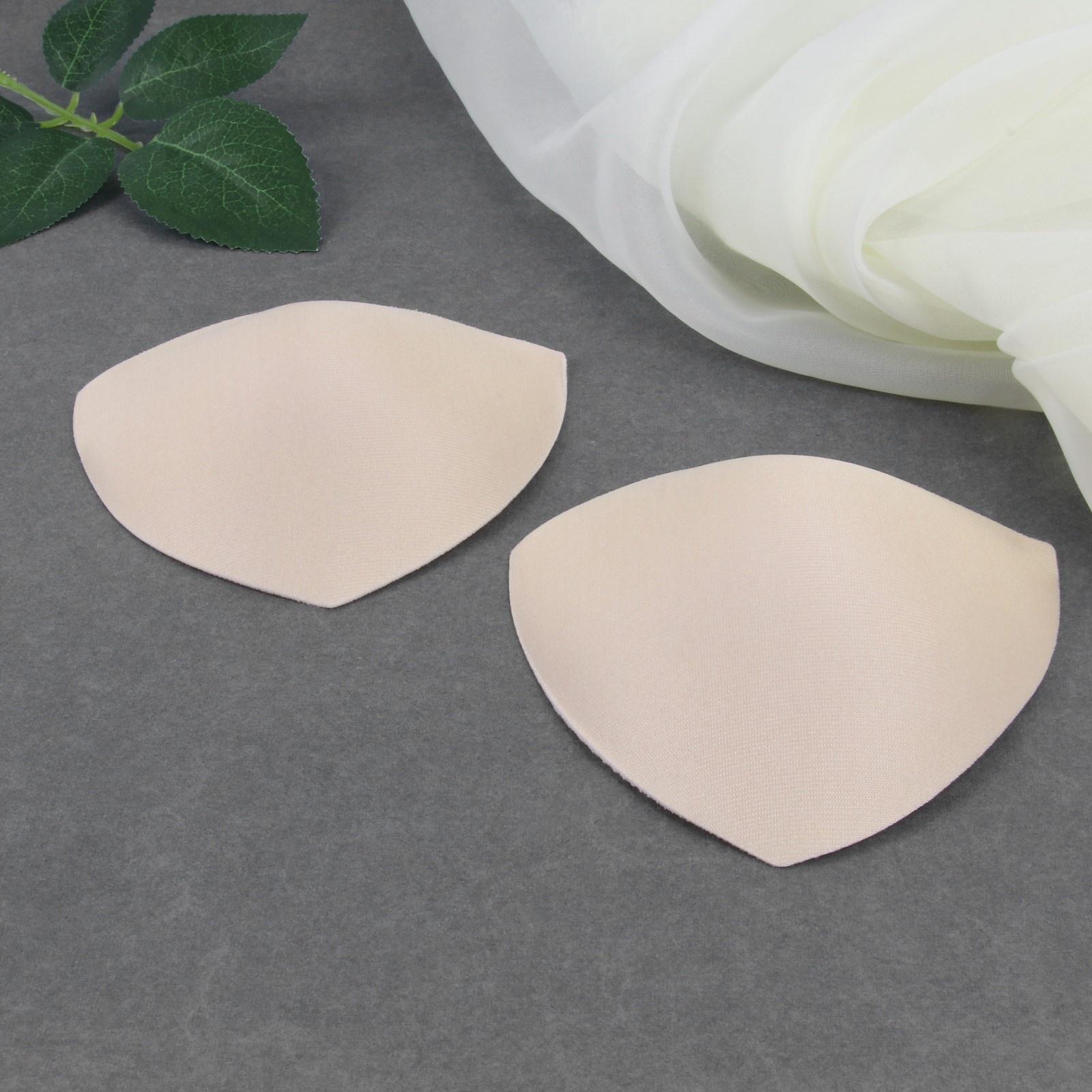 Чашки для бюстгальтера «Треугольник», 70-75 р-р, пара, цвет бежевый