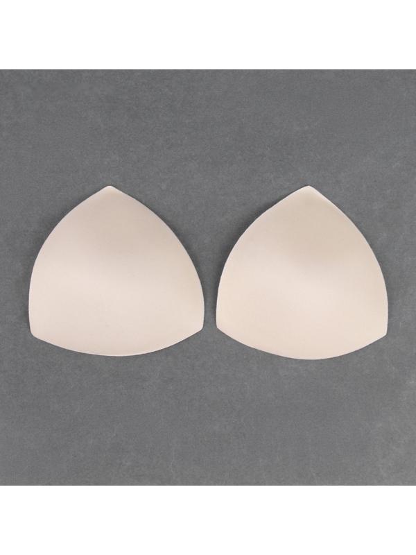 Чашки для бюстгальтера «Треугольник», 70-75 р-р, пара, цвет бежевый