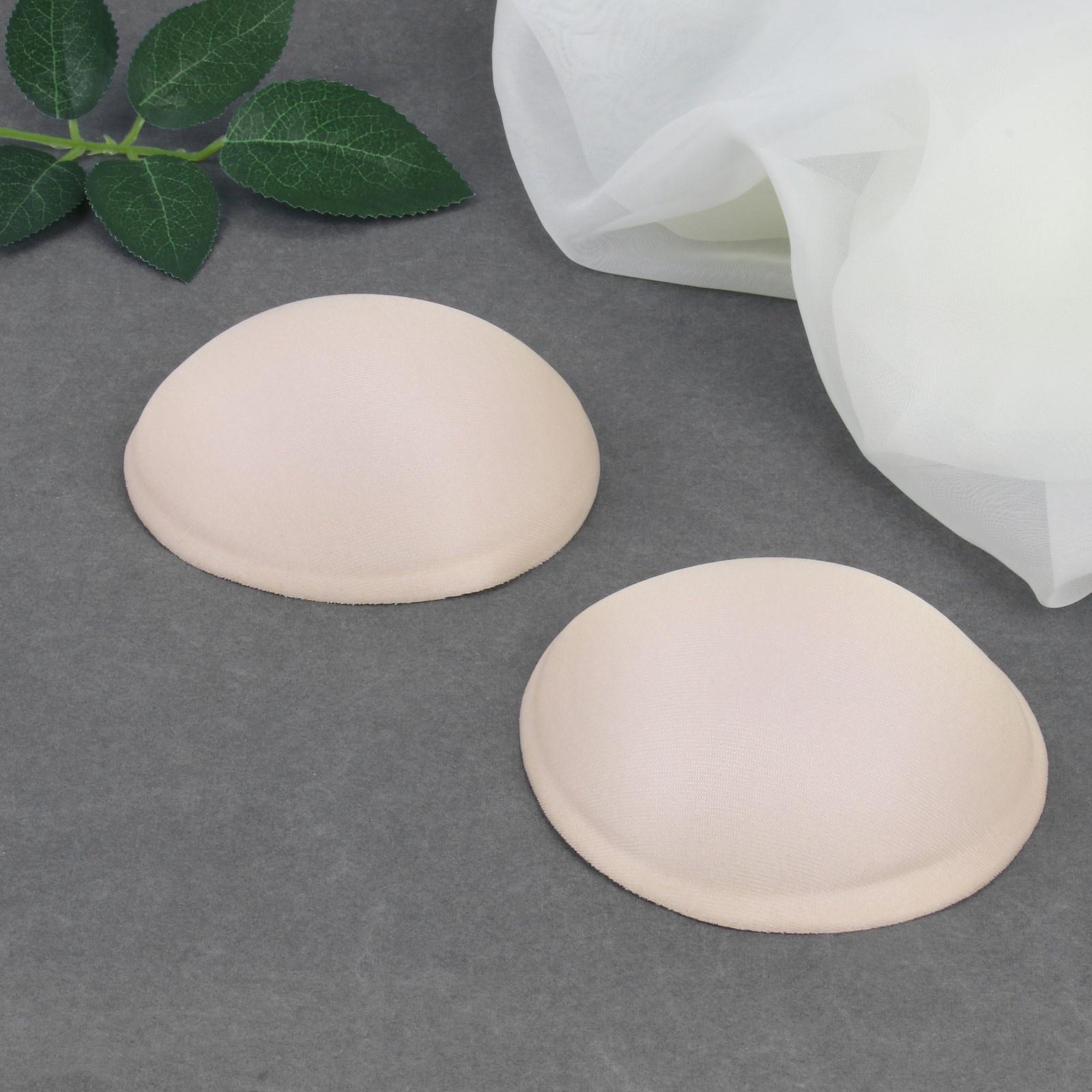 Чашки для бюстгальтера «Круг», L (48), d = 14,5 см, пара, цвет бежевый