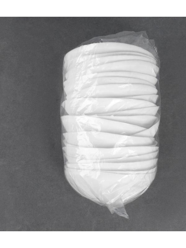 Чашки для бюстгальтера «Круг», 2XL (52), d = 16,5 см, пара, цвет белый