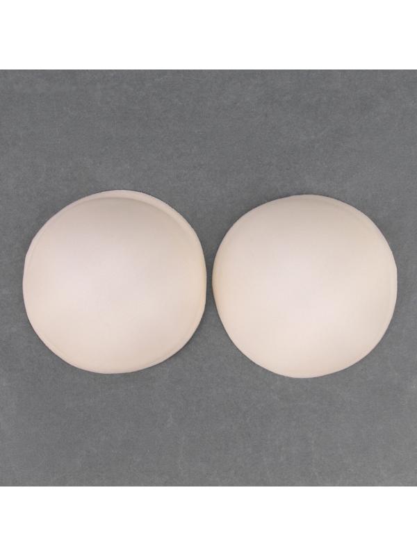 Чашки для бюстгальтера «Круг», 2XL (52), d = 16,5 см, цвет бежевый