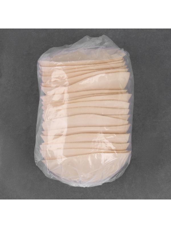 Чашки для бюстгальтера «Круг», 2XL (52), d = 16,5 см, цвет бежевый