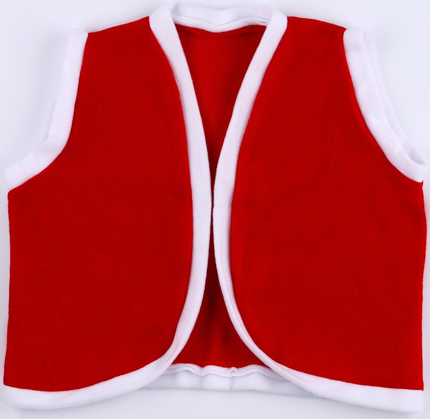 Карнавальный набор «Новогодний гномик»: жилетка и колпак, рост 92–104 см