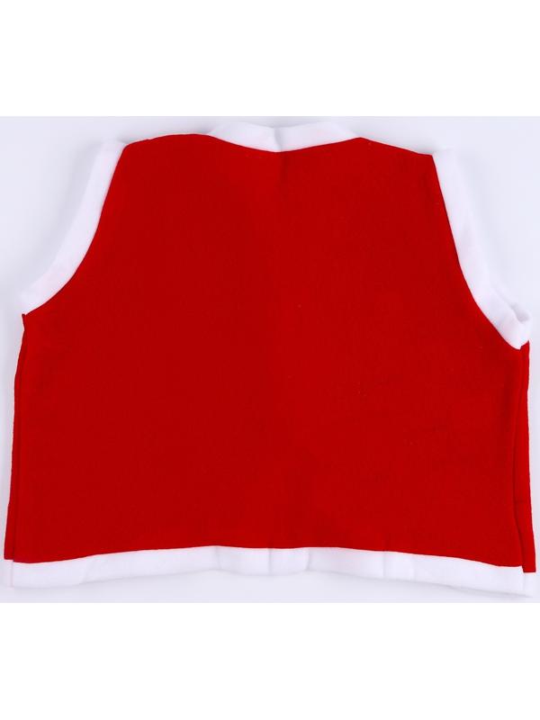 Карнавальный набор «Новогодний гномик»: жилетка и колпак, рост 92–104 см