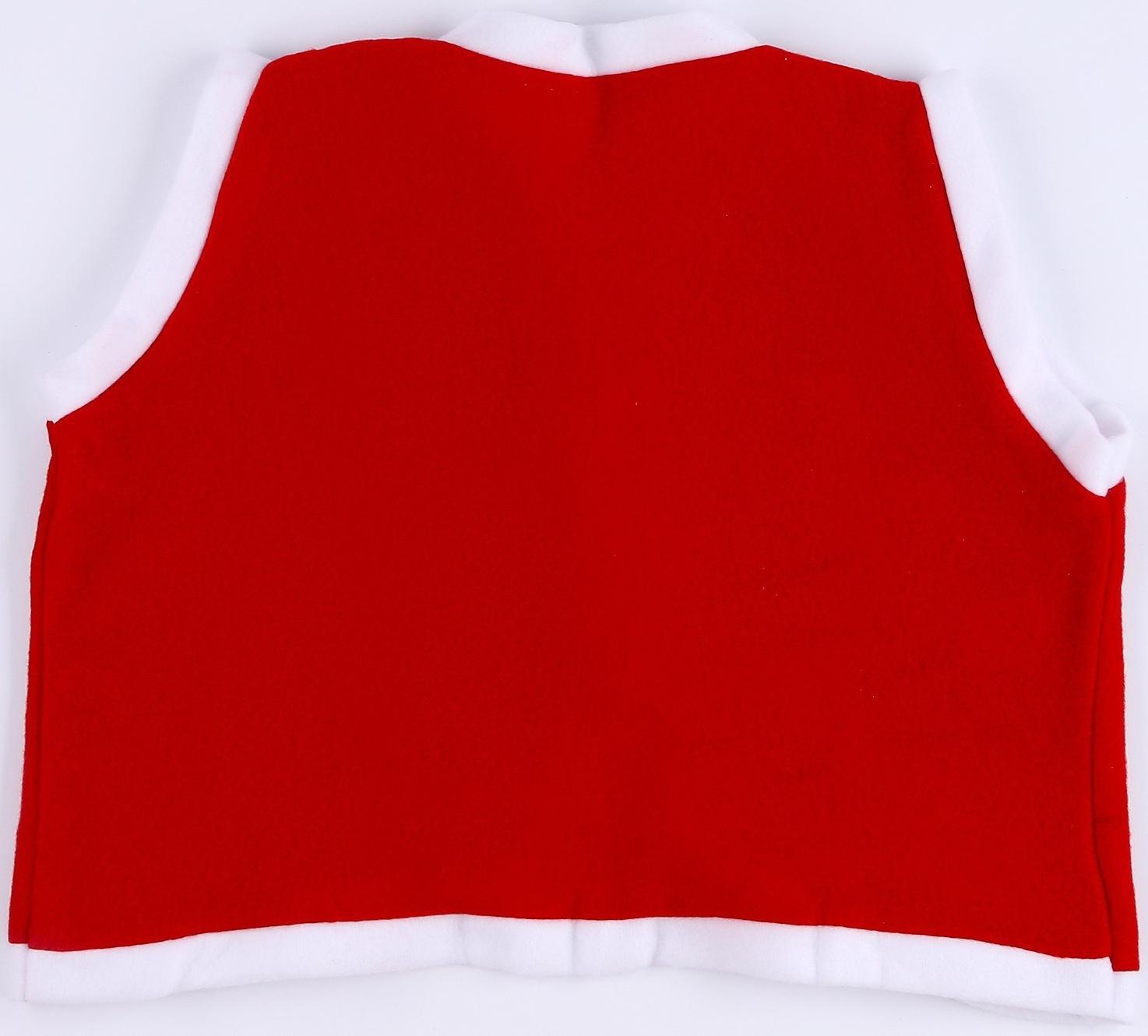 Карнавальный набор «Новогодний гномик»: жилетка и ободок, рост 92–104 см