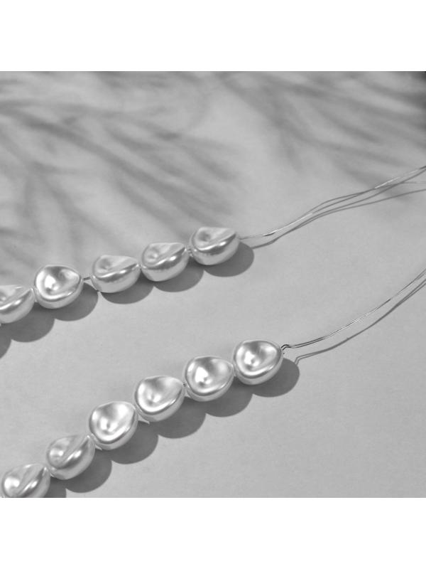 Бусины пластиковые на нити 