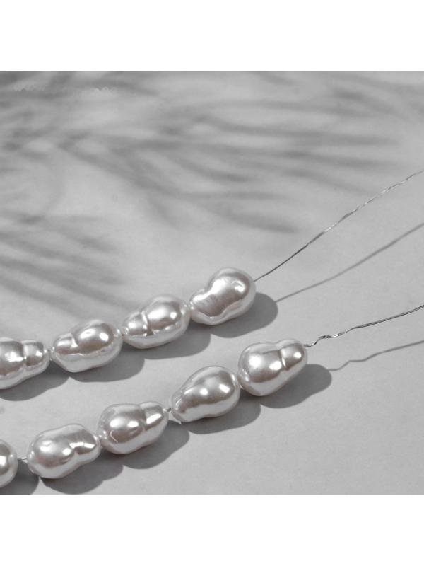 Бусины пластиковые на нити 