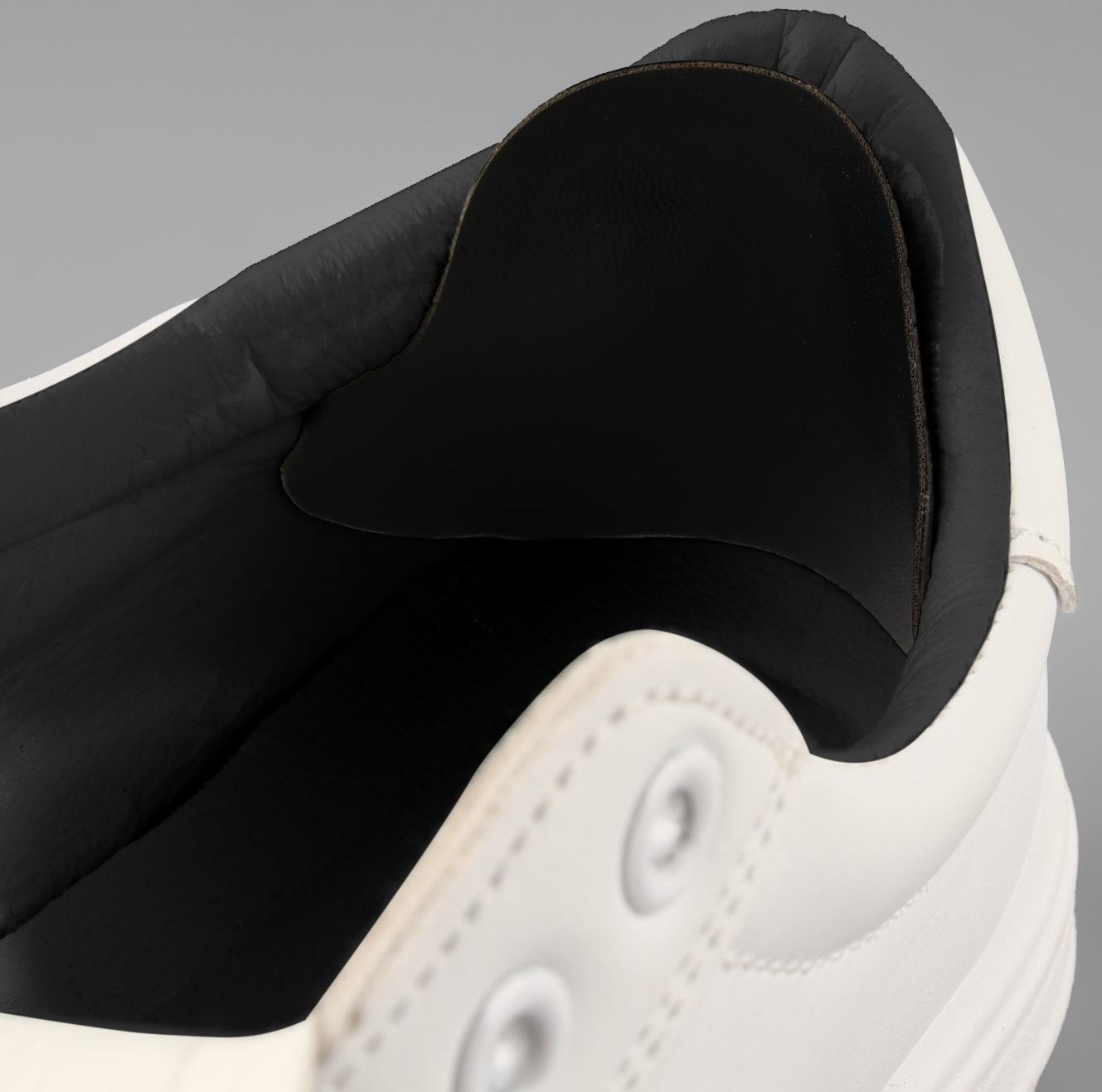 Набор заплаток для ремонта подпяточников обуви, из кожзама, клеевые, 6 шт, цвет чёрный