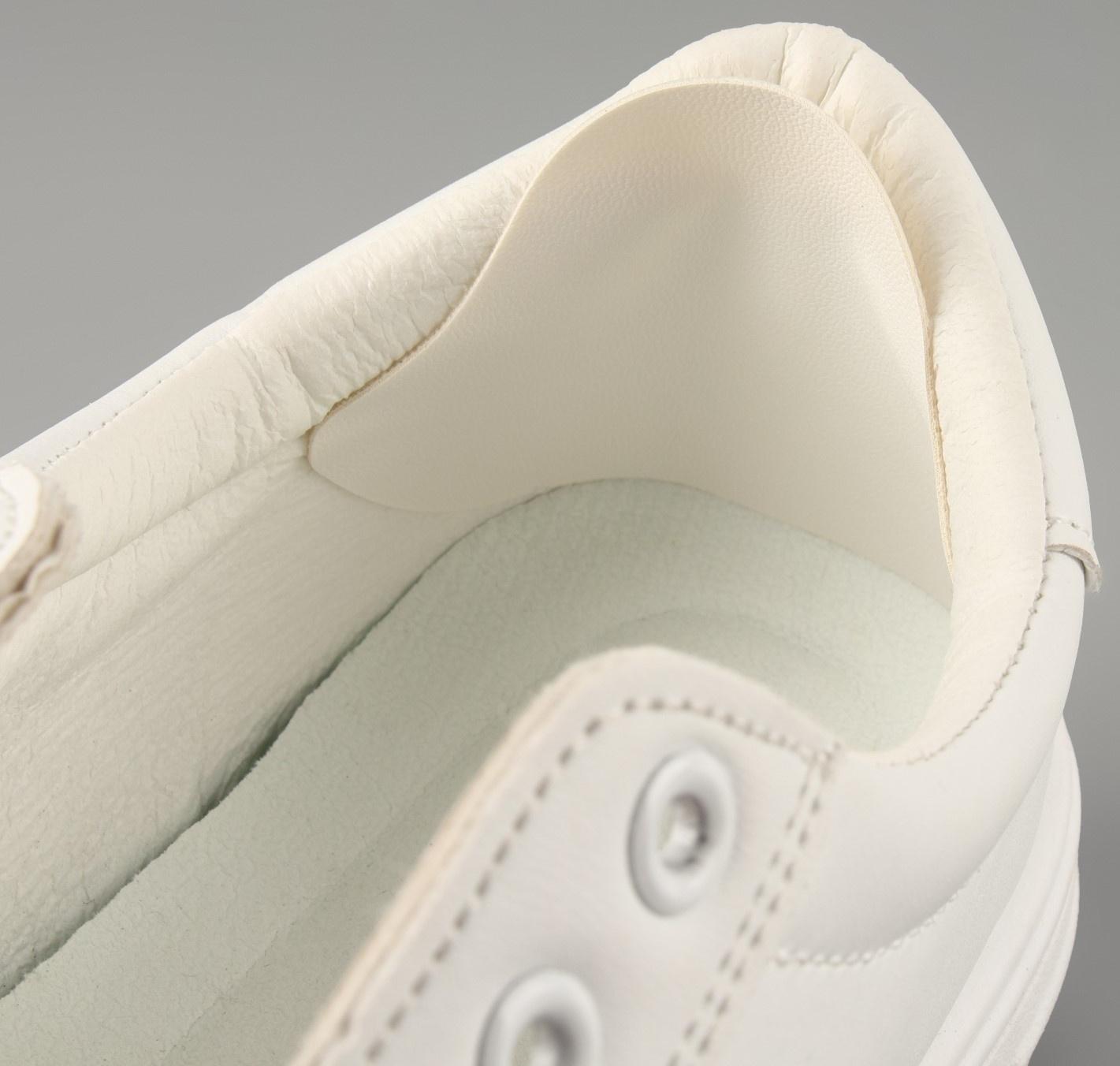 Набор заплаток для ремонта подпяточников обуви, из кожзама, клеевые, 6 шт, цвет белый