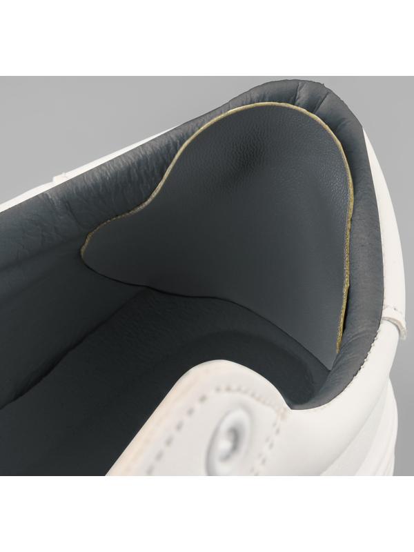 Набор заплаток для ремонта подпяточников обуви, из кожзама, клеевые, 6 шт, цвет серый