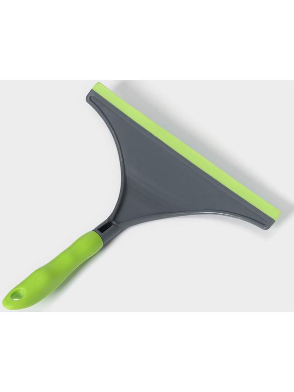 Водосгон Доляна Green day с анатомической ручкой, 25×24 см, цвет зелёный