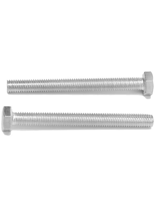 Болт ТУНДРА krep, с шестигранной головкой, оцинкованный, DIN933, М8х80 мм, 1 кг